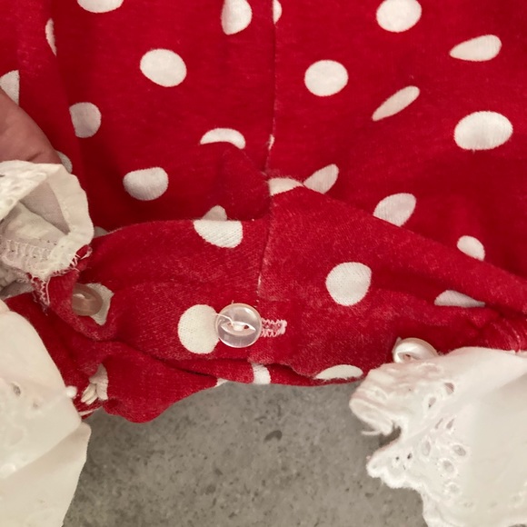 Vintage Patty Cakes Brand red & BLK Bloomer 24 mo - Picture 4 of 6